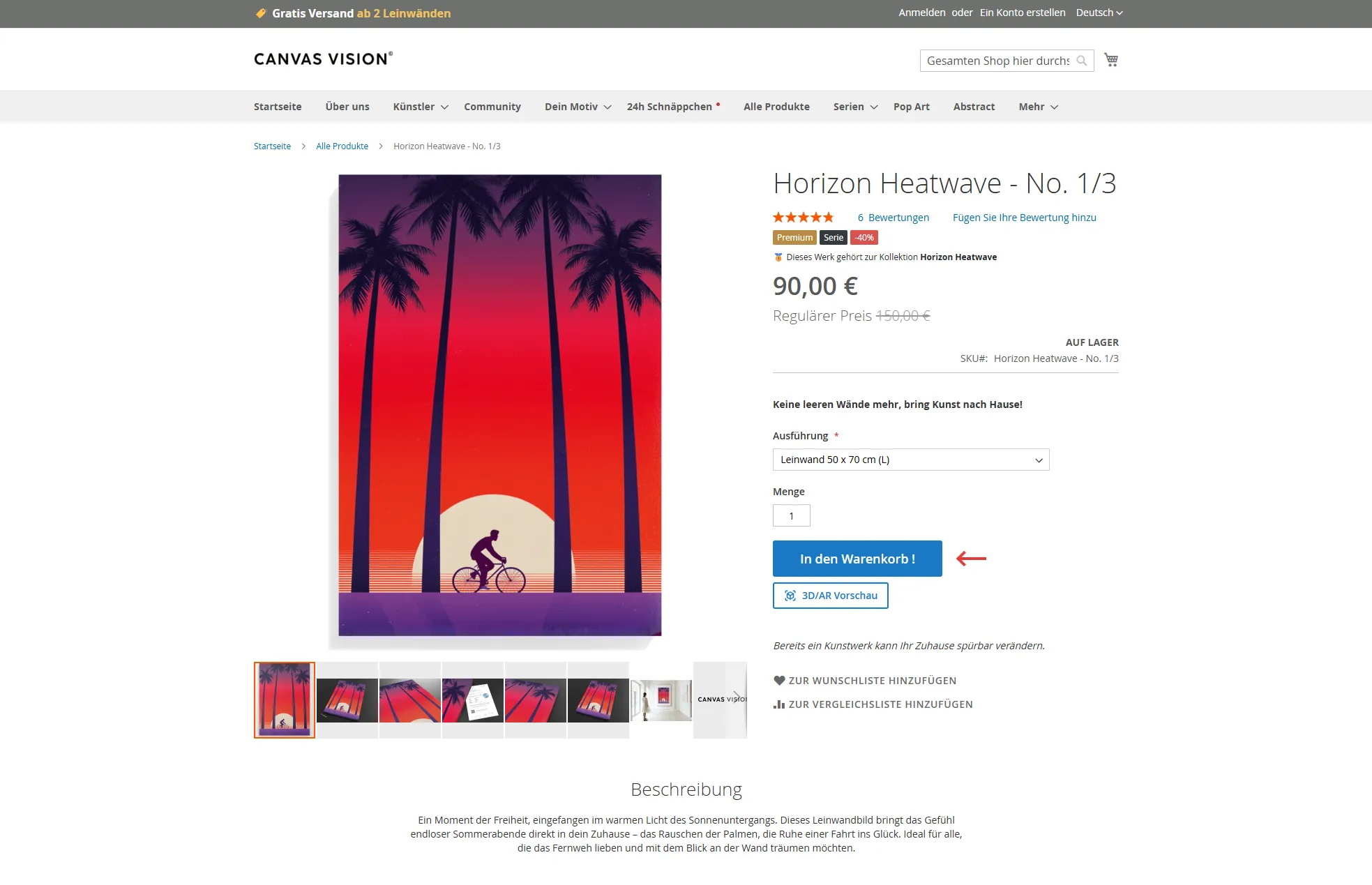 Canvas Vision™ (Online-Shop)